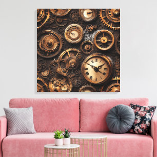 Vintage Steampunk Canvas Art