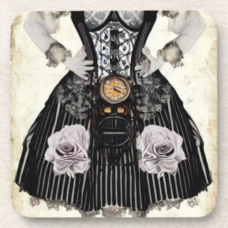 Vintage Steampunk Corset Dress Coaster