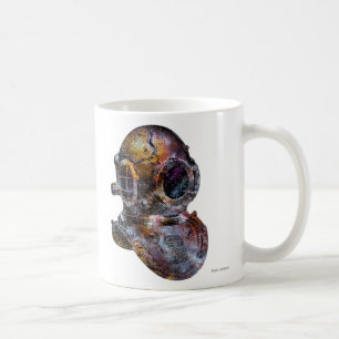 Vintage Steampunk Diver's Helmet Coffee Mug