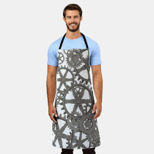 Vintage Steampunk Gears Apron