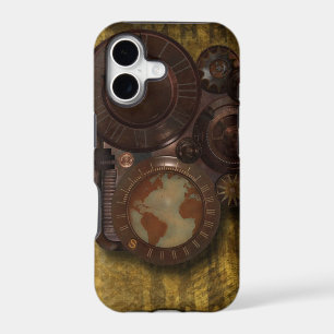 Vintage SteamPunk Globe Clock iPhone 5 Cover
