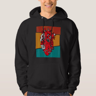 Vintage Steampunk Mechanical Heart Hoodie