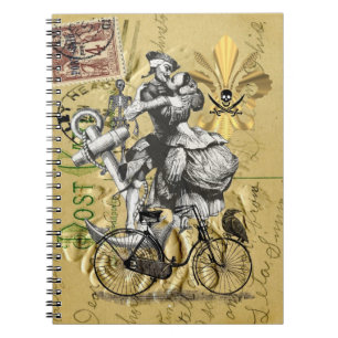 Vintage steampunk pirate notebook