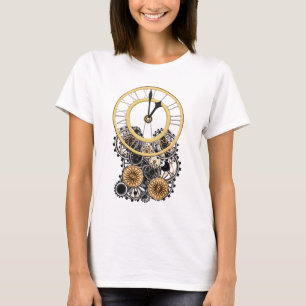 Vintage Steampunk Stylish Elegant Clock T-Shirt