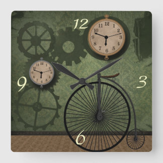 Vintage Steampunk Theme Wall Clock