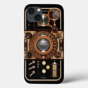 Vintage Steampunk TLR Camera #2B iPhone 13 Case