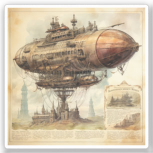 Vintage Steampunk Zeppelin (10)