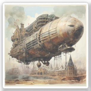 Vintage Steampunk Zeppelin (2)
