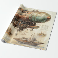 Vintage Steampunk Zeppelin (4)