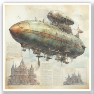 Vintage Steampunk Zeppelin (7)
