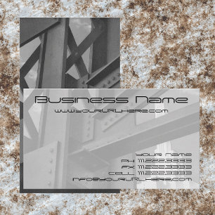 Vintage Steel Construction Skyscraper Architecture Business Card