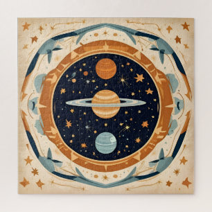 Vintage Stellar Nursery, Space, Cosmos, Universe Jigsaw Puzzle