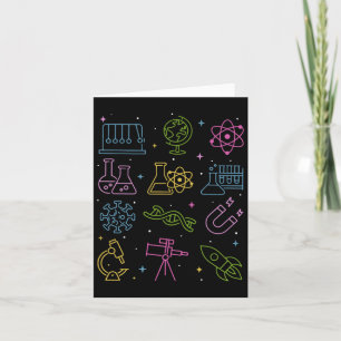 Vintage Stem Science Technology Engineering Math T Card