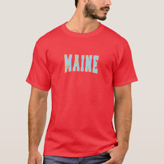 Vintage Stencil Maine State T-Shirt