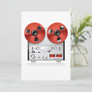 Vintage Stereo Invitations