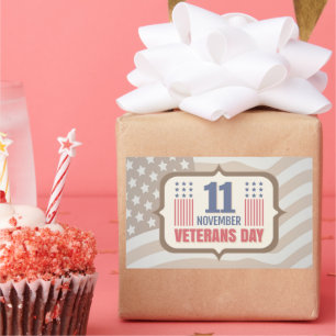 Vintage sticker for Veterans day