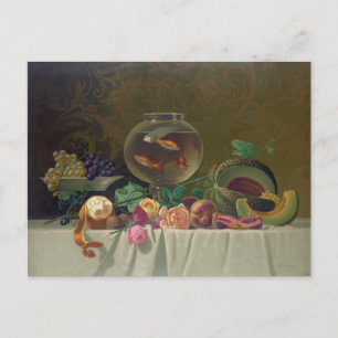 Vintage Still Life Painting Postcard