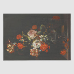 Vintage Still Life with Flowers Tissue Paper