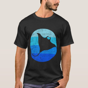Vintage Stingray Manta Ray Hawaii Ocean Animals T-Shirt