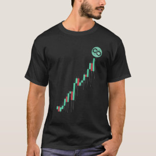 Vintage Stock Chart Polygon Matic Coin To The Moon T-Shirt