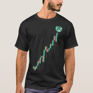 Vintage Stock Chart Ripple Xrp Coin To The Moon Cr T-Shirt