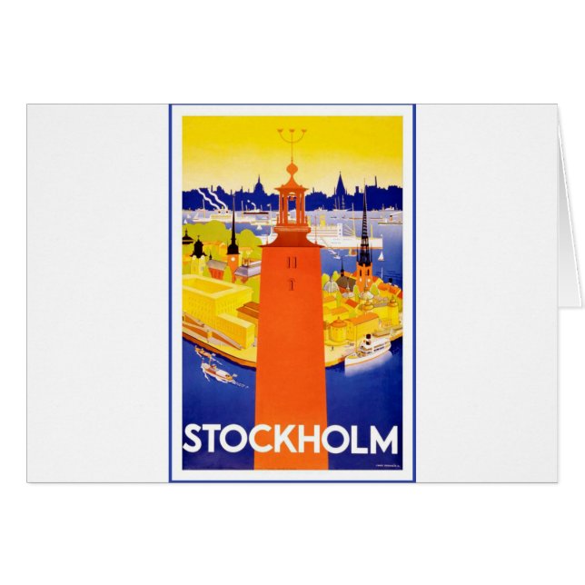 Vintage Stockholm Sweden (Front Horizontal)