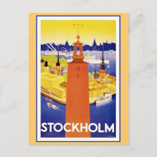 Vintage Stockholm Sweden Postcard