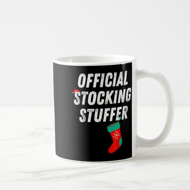Vintage Stocking Stuffer Stocking Matching Couple  Coffee Mug (Right)