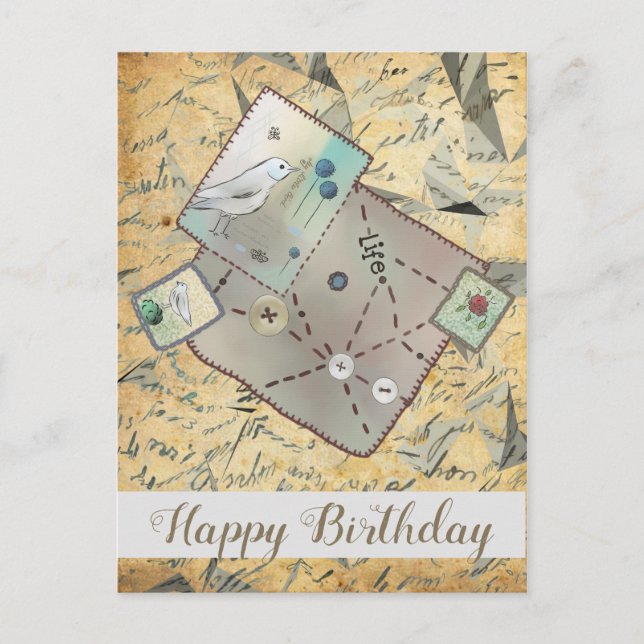 Vintage Stoff Postcard (Front)