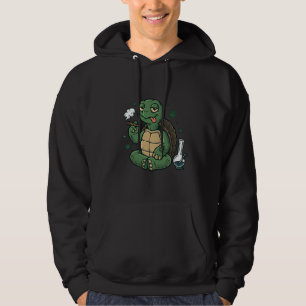 Vintage Stoner Turtle Vector Shirt Design_1