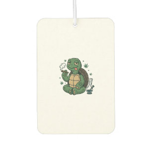 Vintage Stoner Turtle Vector Shirt Design_1 Car Air Freshener