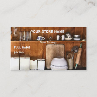 Vintage Store / Bake Shop Business Cards