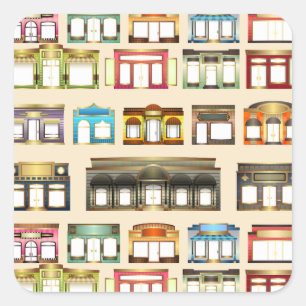 vintage stores stickers