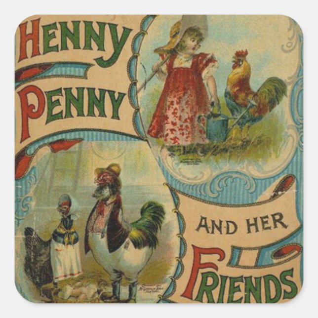 Vintage story book any purpose sticker (Front)