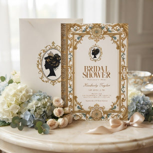 Vintage Story Book New Chapter Bridal Shower Invitation