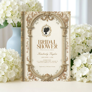 Vintage Story Book New Chapter Bridal Shower Invitation