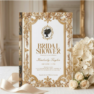 Vintage Story Book New Chapter Bridal Shower Invitation
