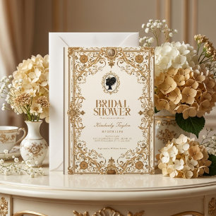 Vintage Story Book New Chapter Bridal Shower Invitation
