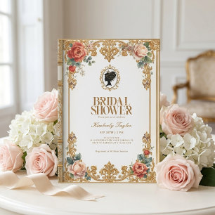 Vintage Story Book New Chapter Bridal Shower Invitation