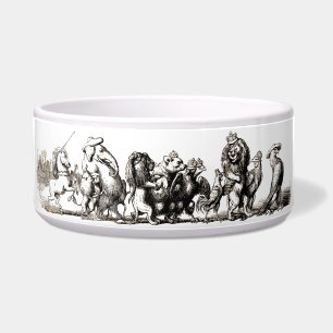 Vintage Storybook Animal Parade: Nursery Wall Art 
