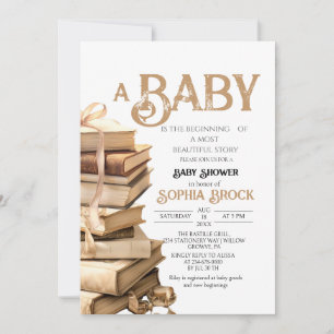 Vintage Storybook Baby Shower Invitation