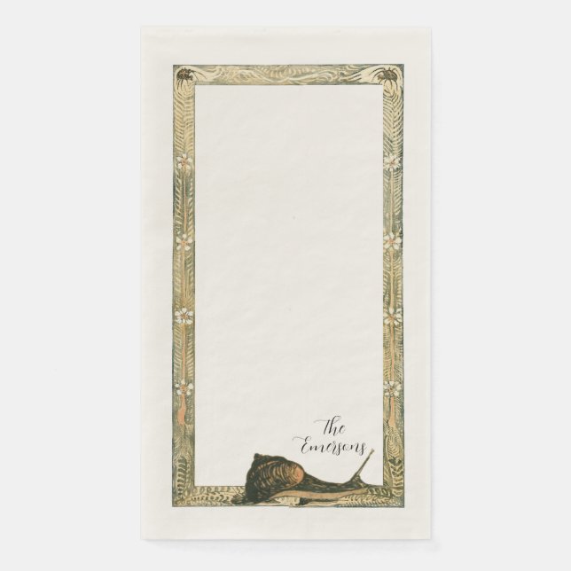 Vintage Storybook Paper Napkin (Front)