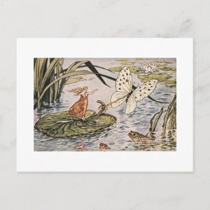 Vintage Storybook Thumbelina Postcard