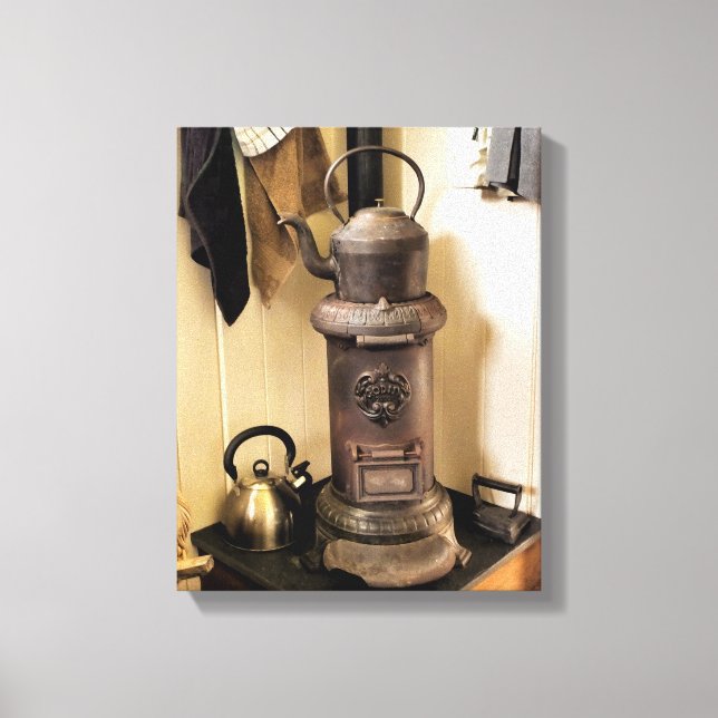 VINTAGE STOVE CANVAS PRINT (Front)