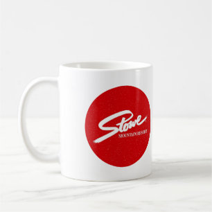 Vintage Stowe, VT outdoor winter trails ski slops Coffee Mug