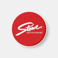 Vintage Stowe, VT outdoor winter trails ski slops 