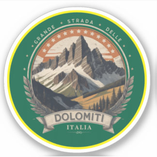 Vintage Strada statale 48 delle Dolomiti 