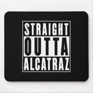 Vintage Straight Out Of Alcatraz Funny Trump Costu Mouse Mat
