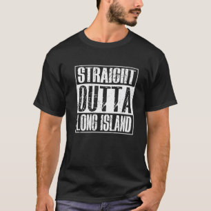 Vintage Straight Outta Long Island Distressed Cost T-Shirt