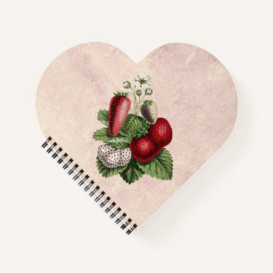 Vintage Strawberries Notebook